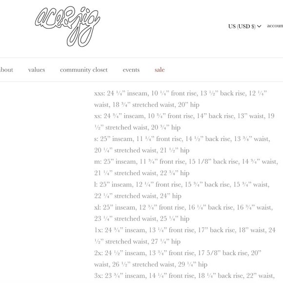 ACe & Jig Paul Pant in Gold Quad Size Small NWT - Picture 7 of 7